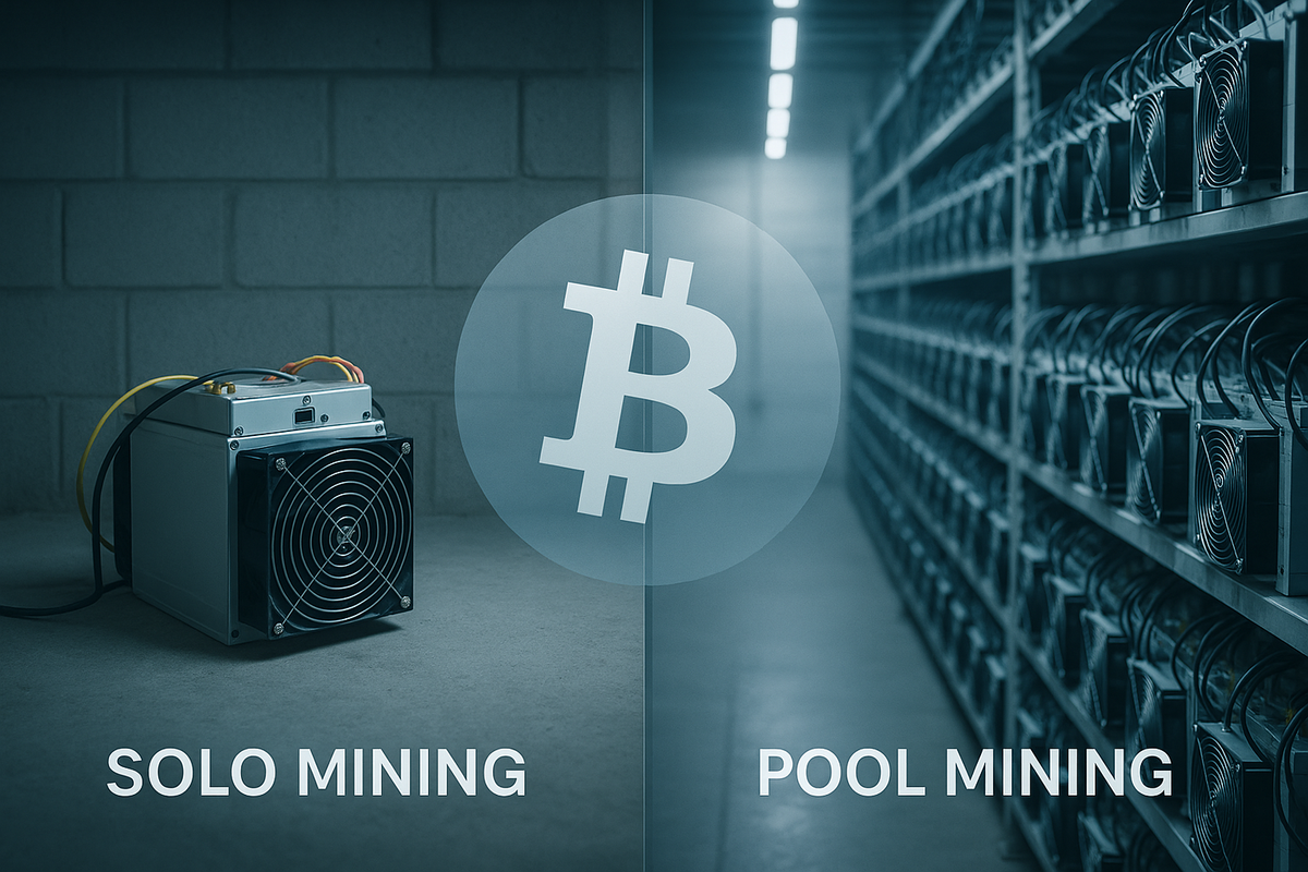 Bitcoin Solo Mining und Pool Mining im Vergleich - Intermine Solutions