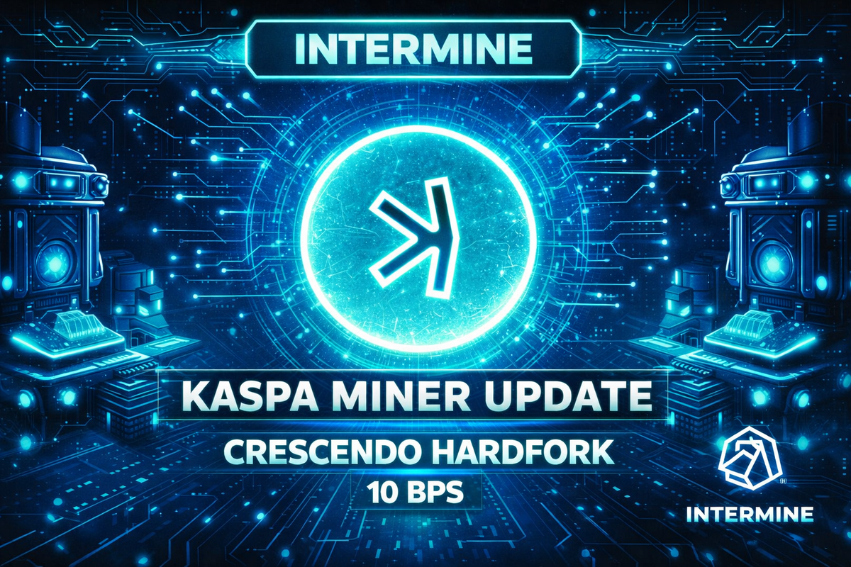 Kaspa Crescendo Hardfork 10 BPS Upgrade fuer Miner - Intermine Solutions