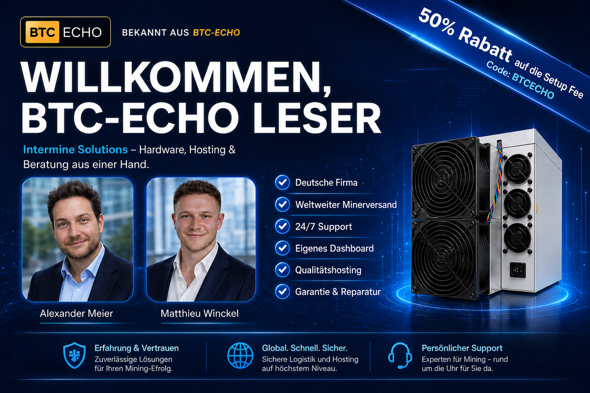 Intermine Solutions auf BTC-ECHO gelistet - ASIC Mining aus Muenchen