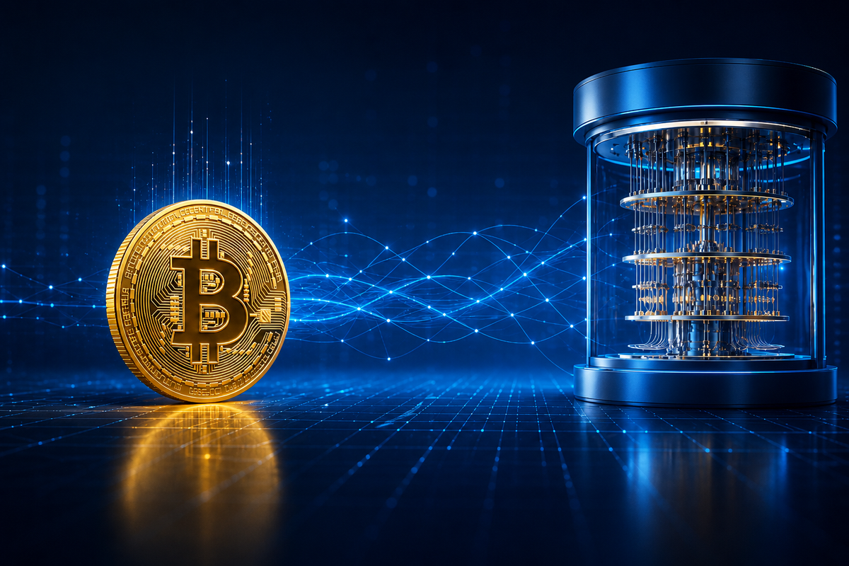 Bitcoin und Quantencomputer Risiko erklaert - Intermine Solutions