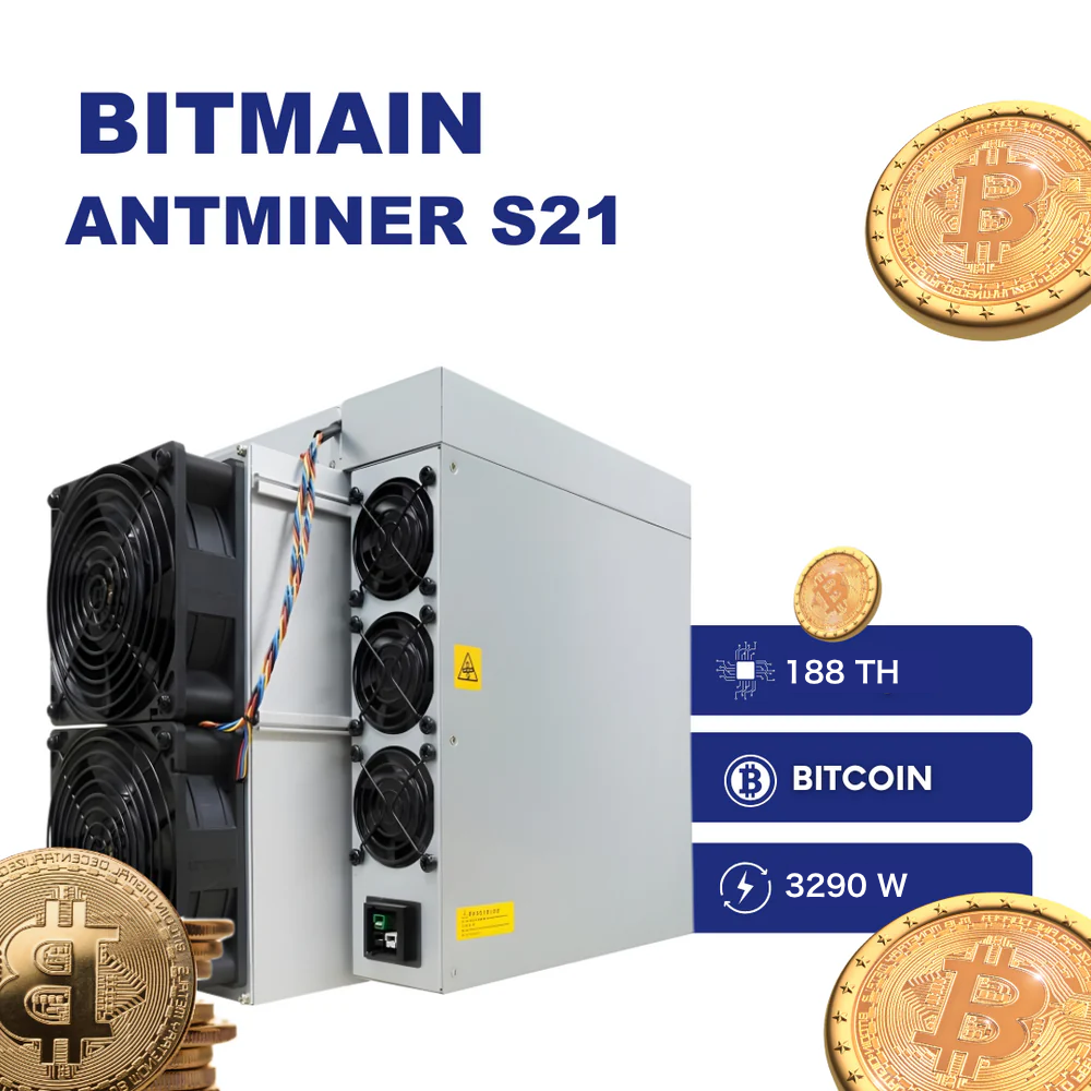 Bitmain Antminer S21 (188 / 195 / 200TH) Bitcoin - Intermine Solutions GmbH