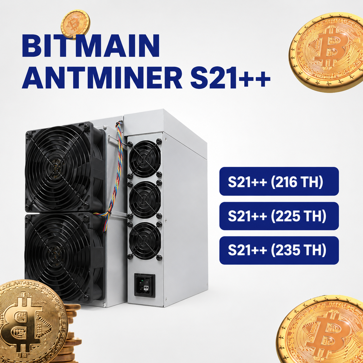Bitmain Antminer S21 Plus Plus Bitcoin ASIC Miner kaufen - Intermine Solutions