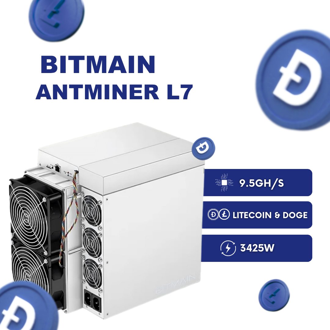 Bitmain Antminer L7 9.5GH Litecoin Dogecoin ASIC Miner - Intermine Solutions