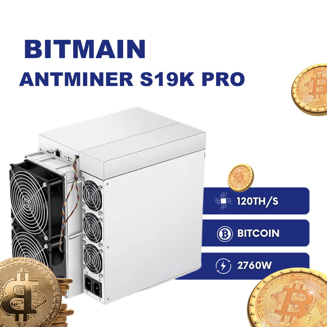 Bitmain Antminer S19K Pro 120TH Bitcoin Miner Detailansicht - Intermine Solutions
