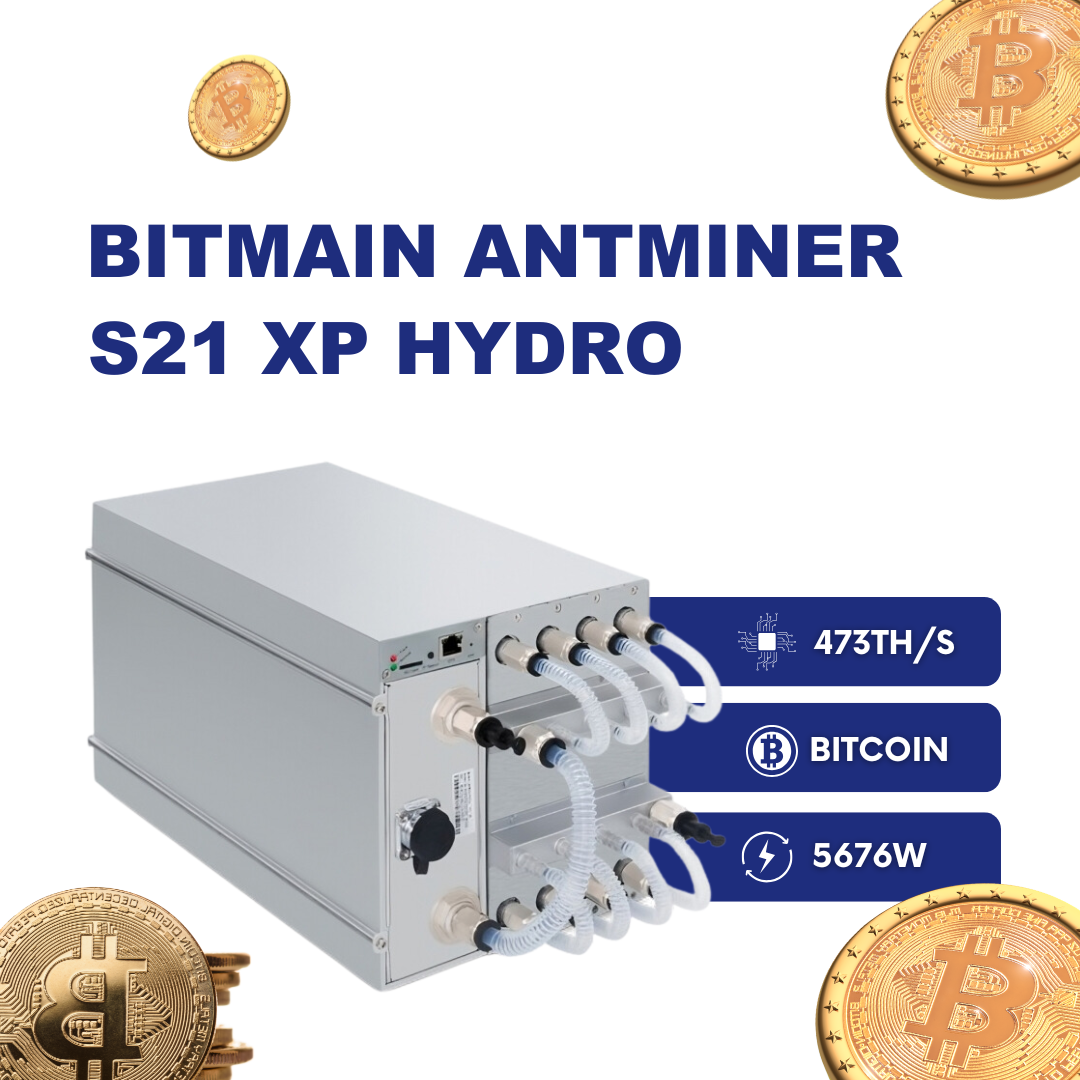 Bitmain Antminer S21 XP Hydro 473TH Bitcoin ASIC Miner - Intermine Solutions