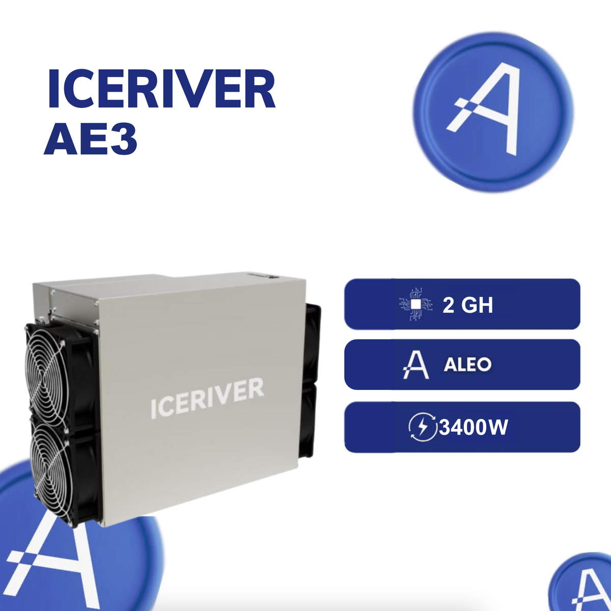 Iceriver AE3 2GH Aleo ASIC Miner kaufen bei Intermine Solutions