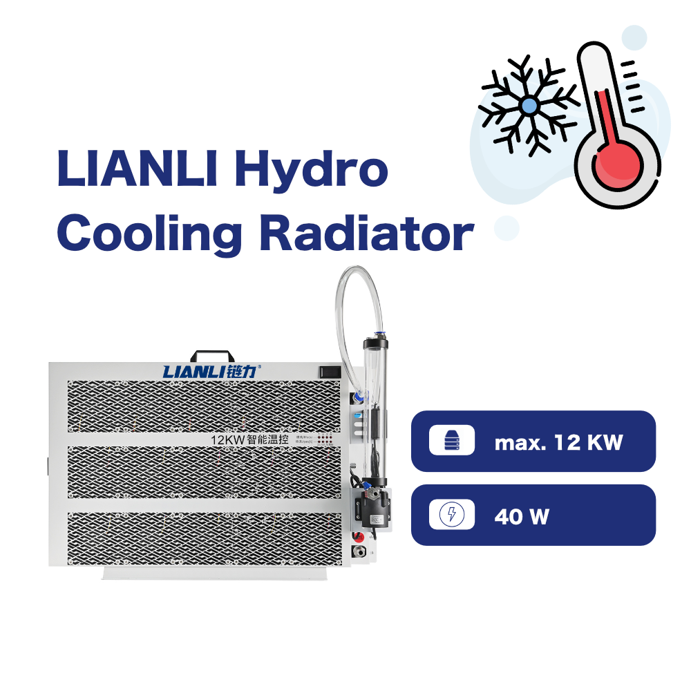 Lianli Hydro Cooling Radiator 12kW ASIC Zubehoer kaufen - Intermine Solutions
