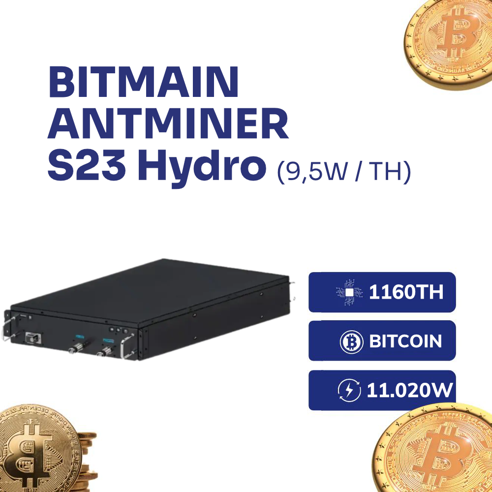 Bitmain Antminer S23 Hyd 3U 1160TH Bitcoin ASIC Miner - Intermine Solutions