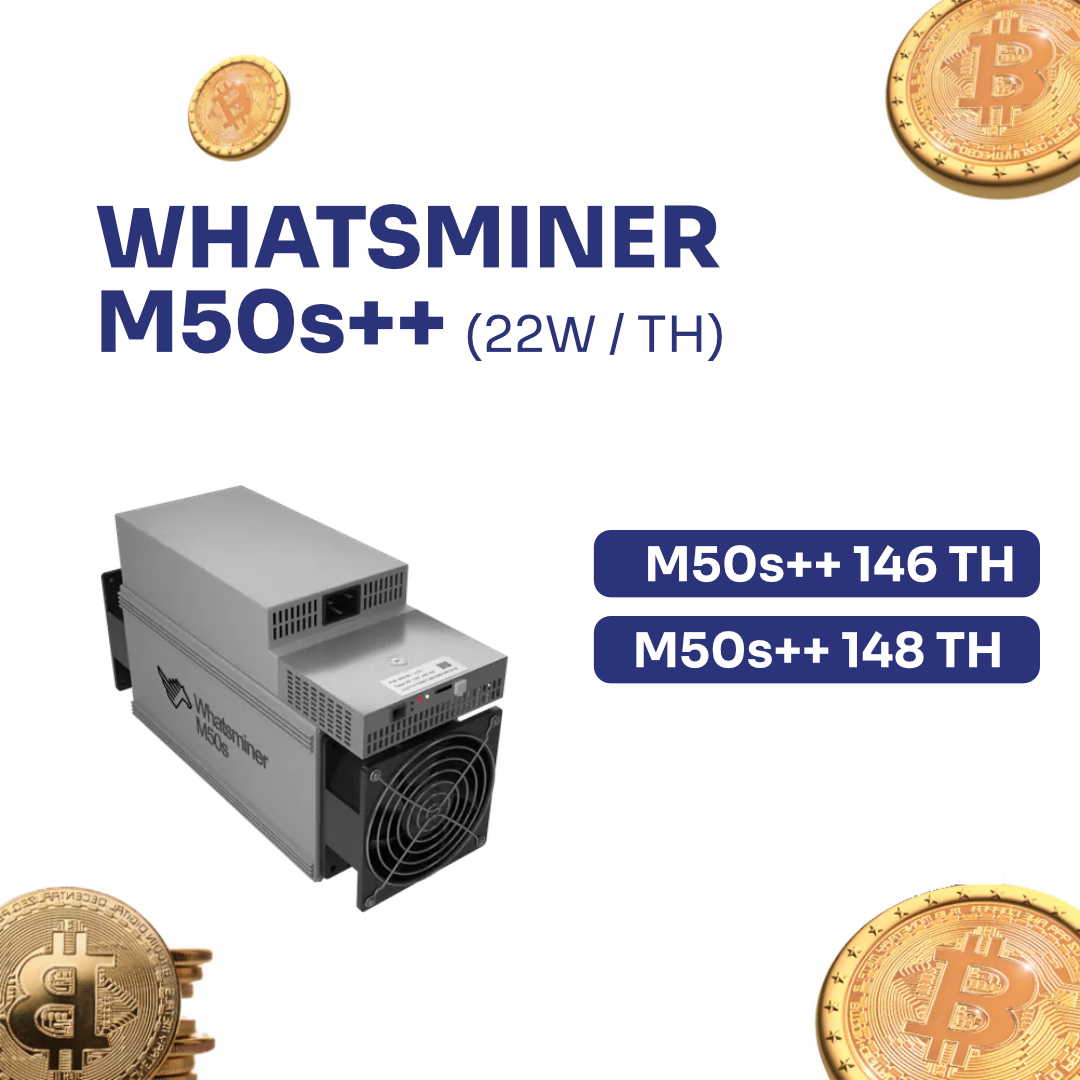 MicroBT Whatsminer M50S Plus Plus Bitcoin ASIC Miner - Intermine Solutions