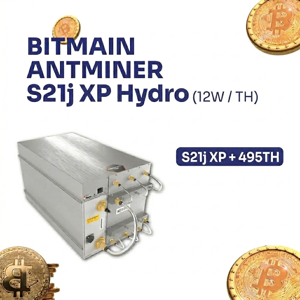 Bitmain Antminer S21j XP Hydro (495TH) Bitcoin