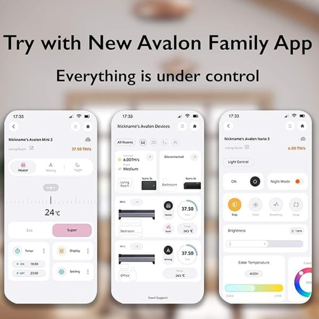 CANAAN AVALON NANO 3S (6TH) BITCOIN