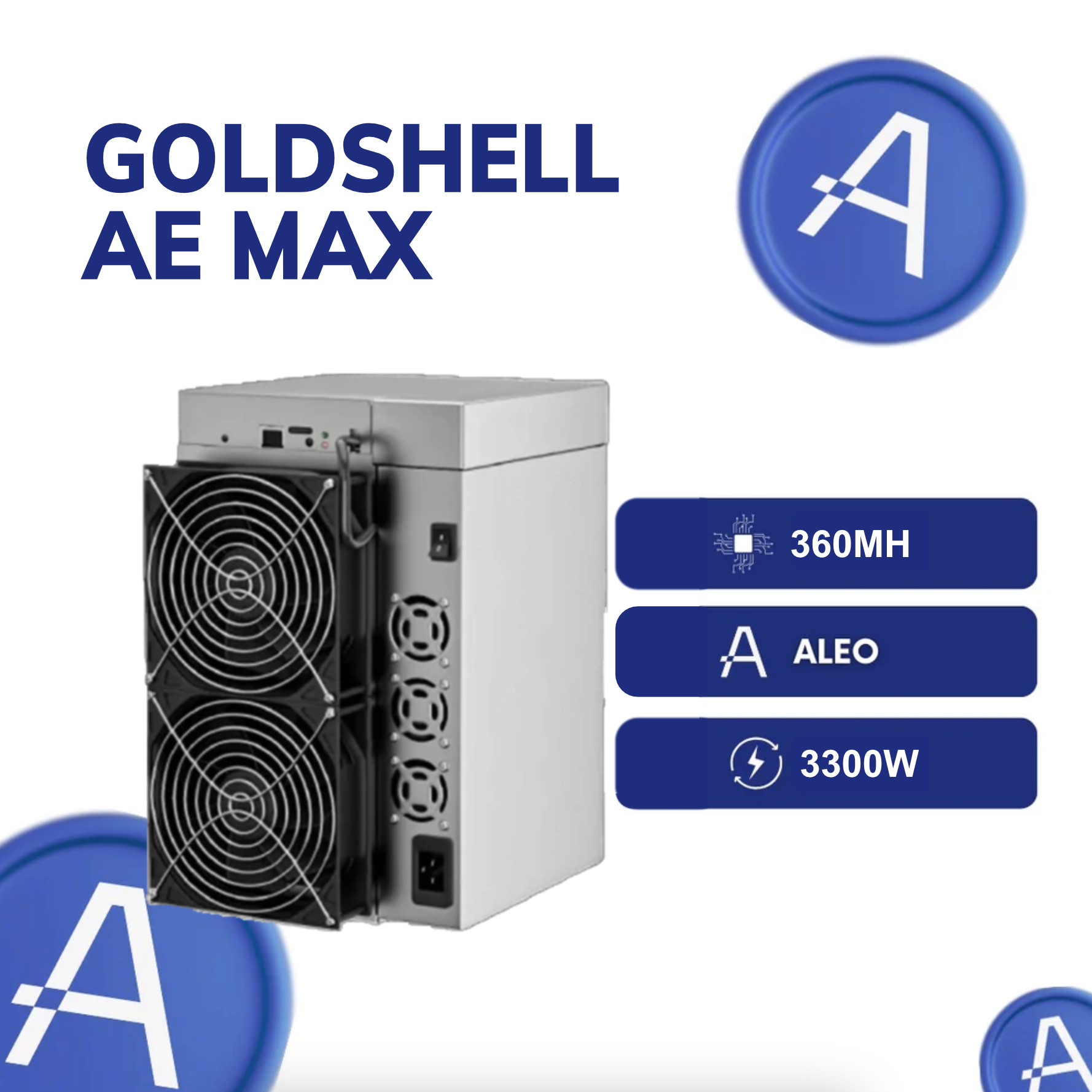 Goldshell AE Max (360MH/s) ALEO - Intermine Solutions GmbH