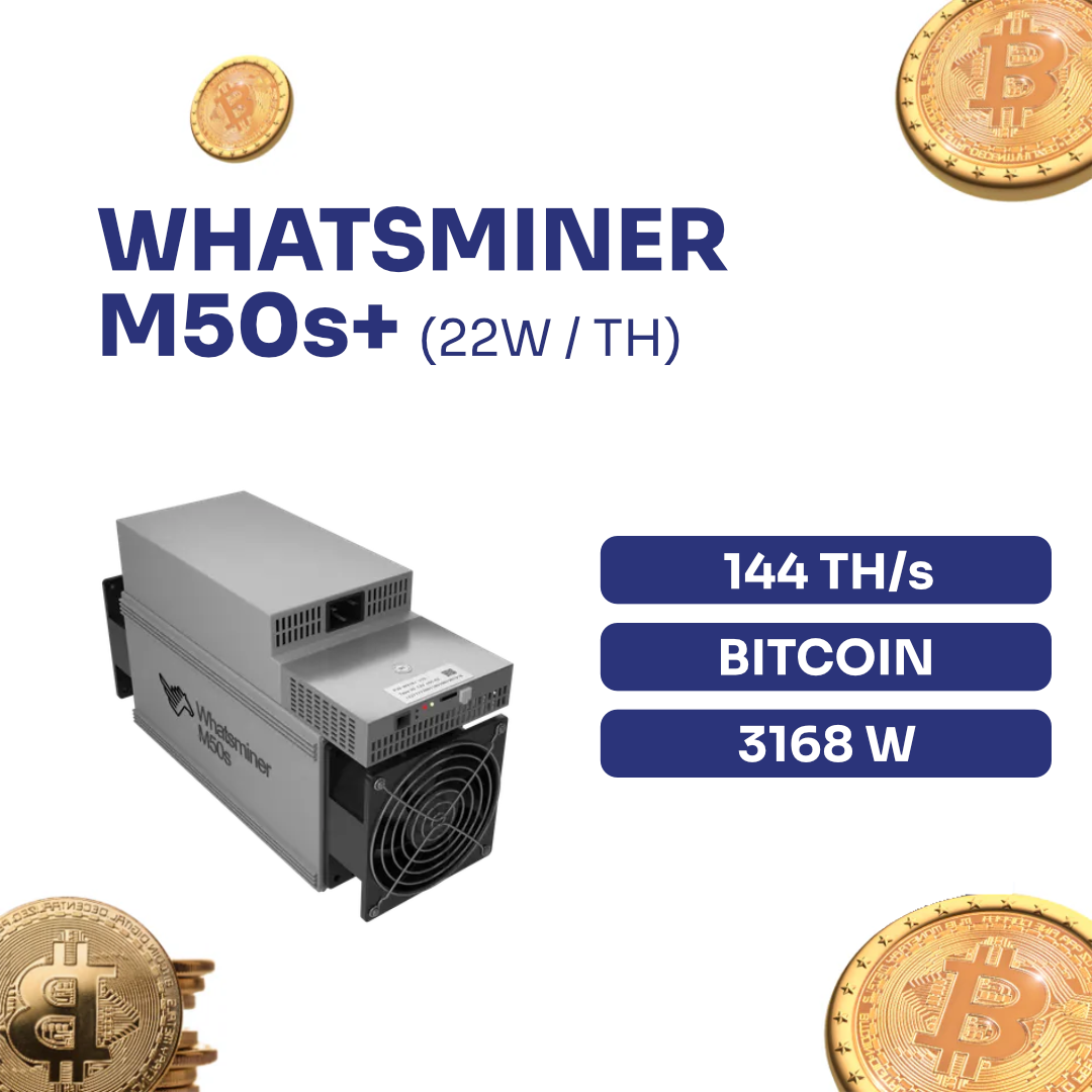 MicroBT Whatsminer M50S Plus 144TH Bitcoin Miner Detailansicht - Intermine Solutions
