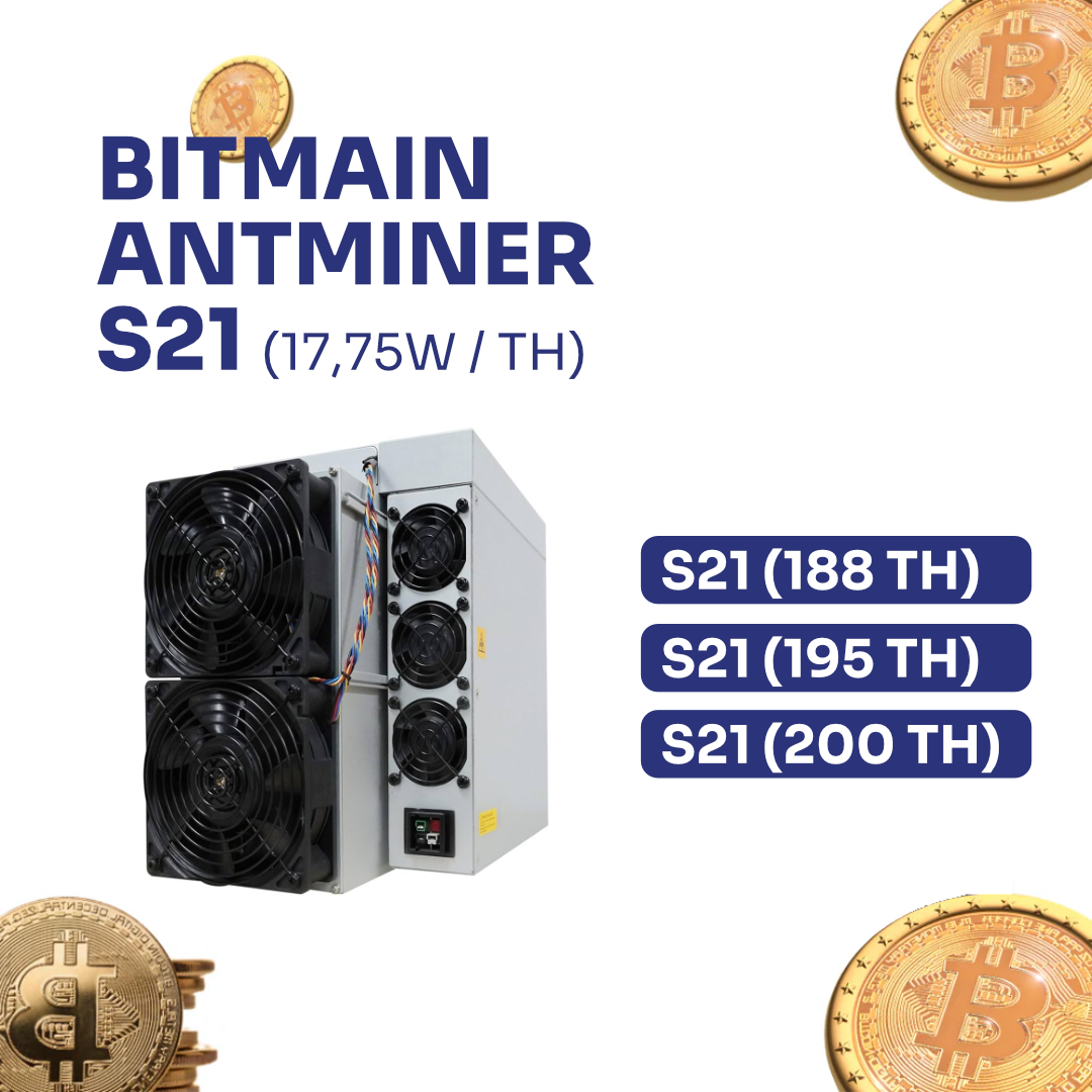 Bitmain Antminer S21 (188 / 195 / 200TH) Bitcoin - Intermine Solutions GmbH